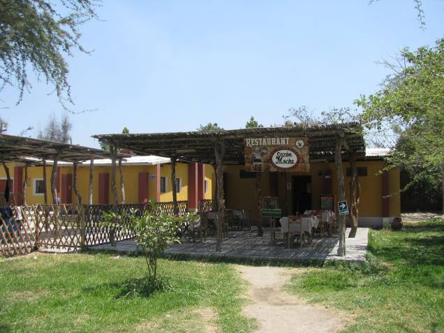Restaurante Sazón Moche, no complexo arqueológico Huaca Rajada