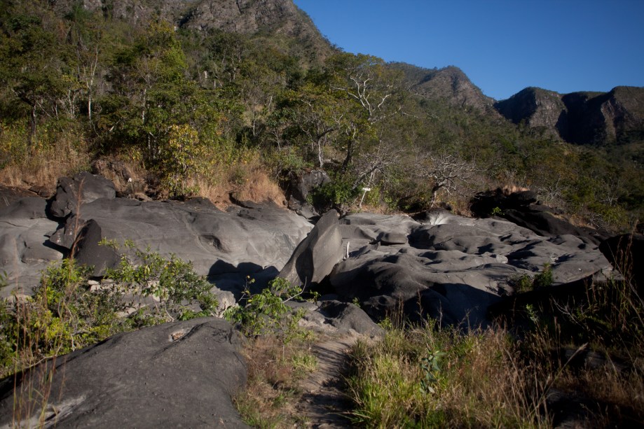 Vale da Lua, na Chapada dos Veadeiros, Goiás