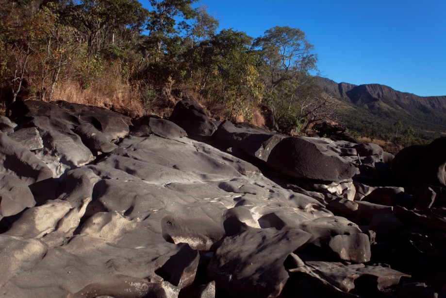 Vale da Lua, na Chapada dos Veadeiros, Goiás