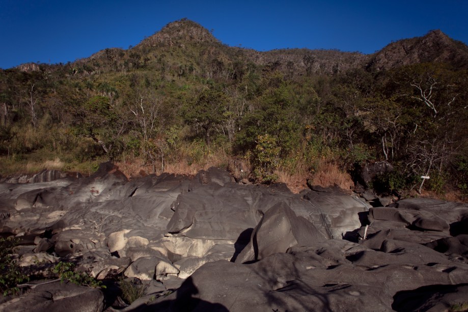 Vale da Lua, na Chapada dos Veadeiros, Goiás