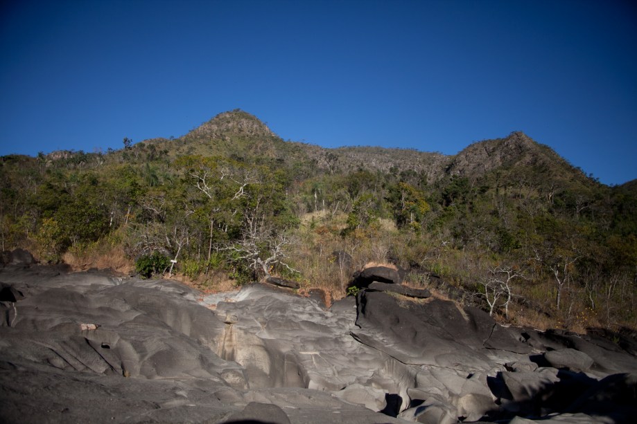 Vale da Lua, na Chapada dos Veadeiros, Goiás