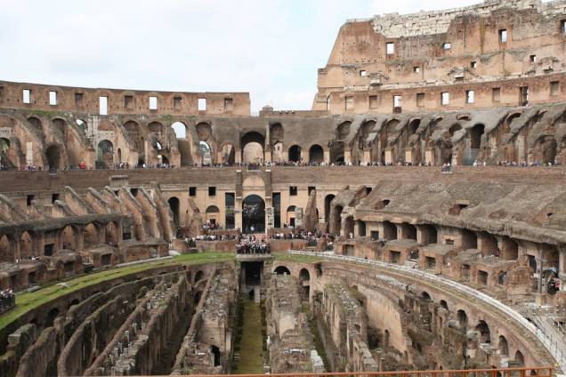 Interior do Coliseu, que pode ser visitado