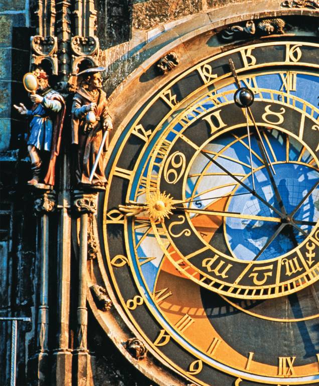 Relógio Astronômico em Praga, na República Tcheca