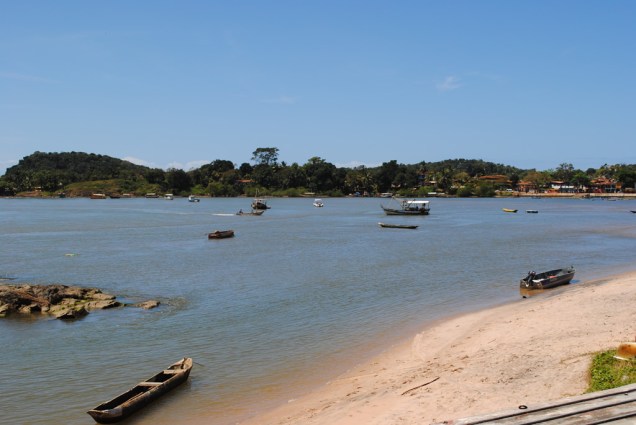 Praia da Coroinha, localizada na região central de Itacaré