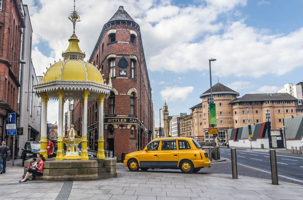 Jaffe Fountain, Victoria Square, Belfast, Irlanda do Norte