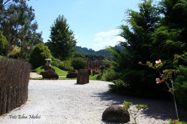 Jardim dos Pinhais, com oito projetos ornamentais com espécies botânicas de diversos países