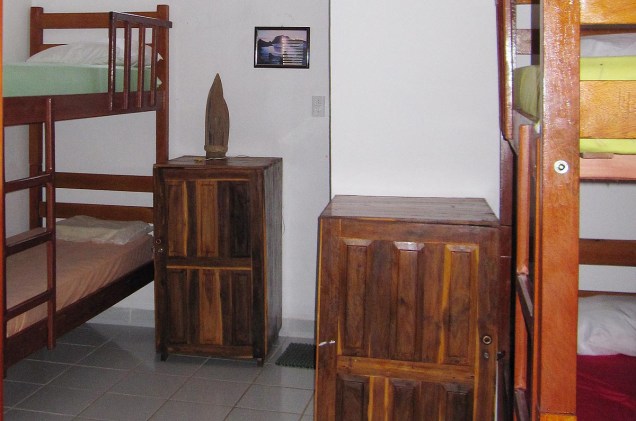 Quarto coletivo do albergue em Jericoacoara (CE)