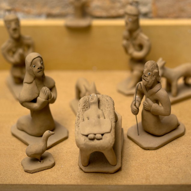 Objetos de José Antonio de Castro fazem parte da mostra "Presépios: no museu como em casa", no Museu de Arte Sacra de São Paulo Objetos de José Antonio de Castro fazem parte da mostra "Presépios: no museu como em casa", no Museu de Arte Sacra de São Paulo