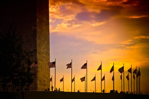 Washington Memorial, no centro do National Mall