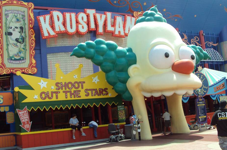 Krusty gigante, nos Simpsons