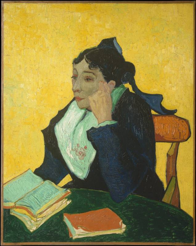 LArlésienne: Madame Joseph-Michel Ginoux (detalhe), Vincent van Gogh, um dos destaques do Metropolitan Museum of Art de Nova York