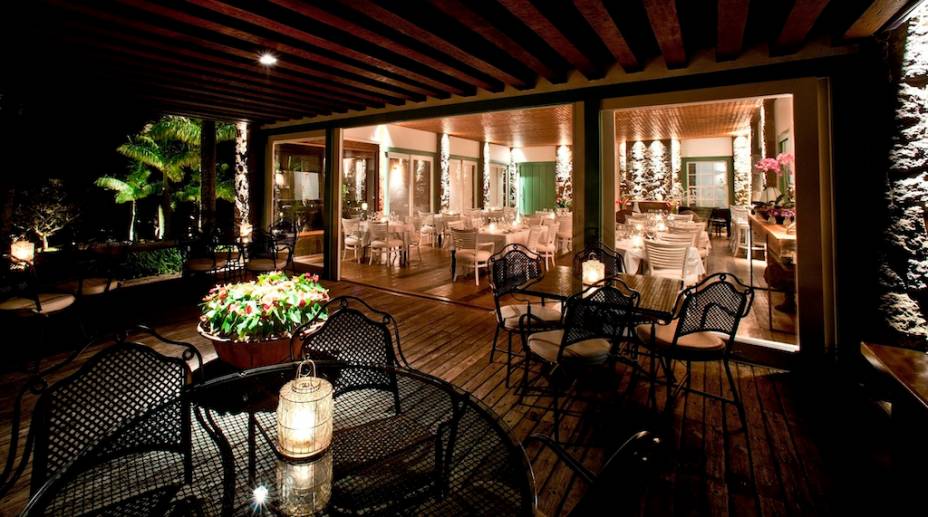 Restaurante do Lake Villas Charm Hotel, em Amparo - SP