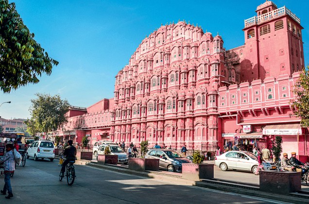 O centrinho rosado de Jaipur