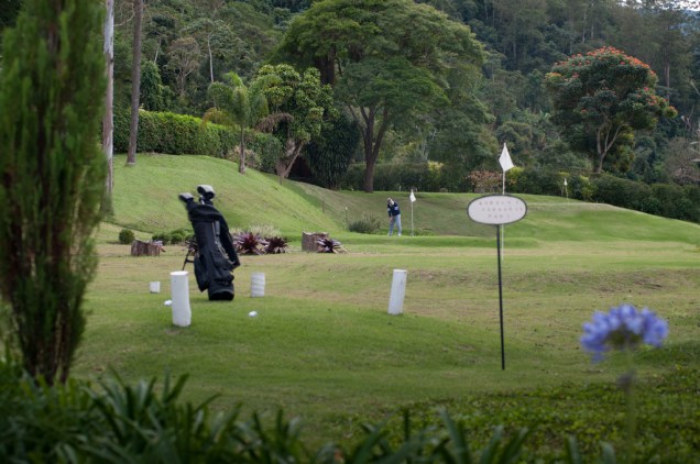 Campo de golfe da Pousada Les Roches, em Petrópolis, Rio de Janeiro