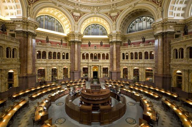 A Biblioteca do Congresso. Vale a viagem