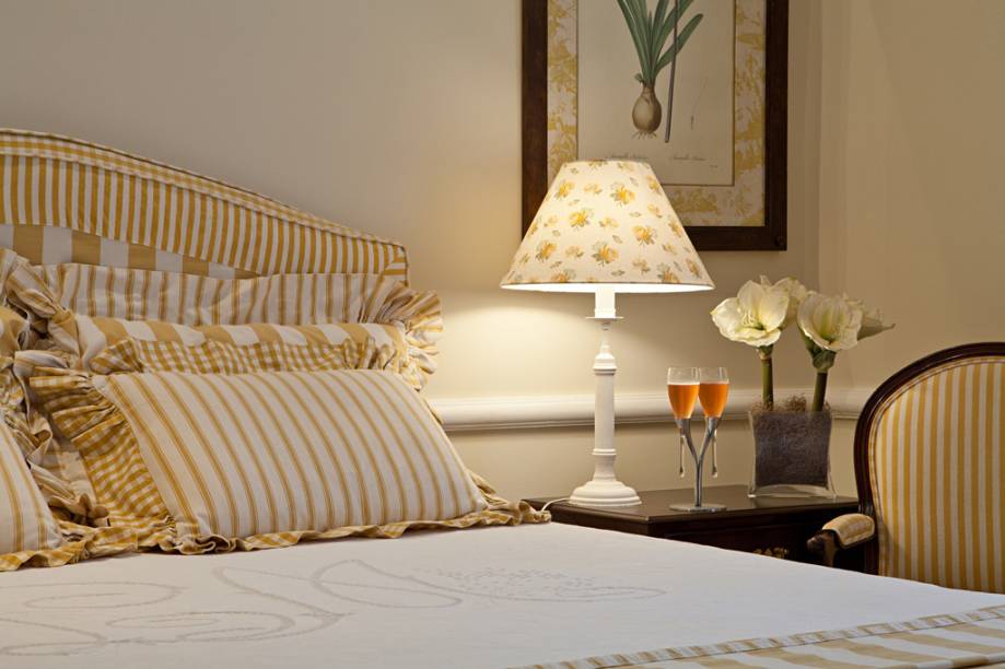 Quarto da pousada Locanda Della Mimosa, em Petrópolis, Rio de Janeiro