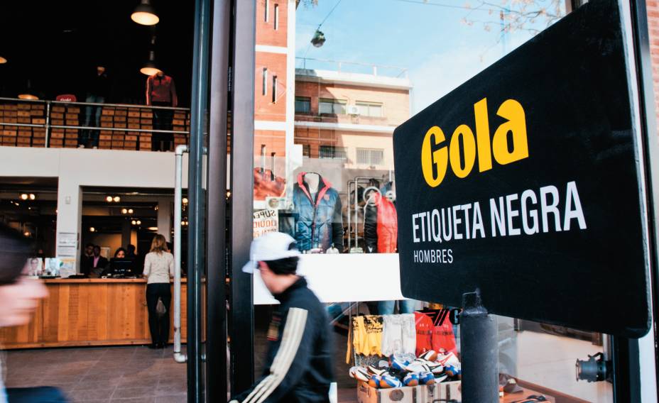 Loja da grife americana de moda masculina Etiqueta Negra