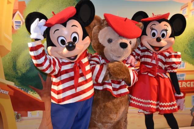 Mickey e Minnie na Disneylândia de Paris