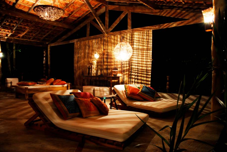 Lounge da Pousada Bromélias, em Paraty, Rio de Janeiro Lounge da Pousada Bromélias, em Paraty, Rio de Janeiro