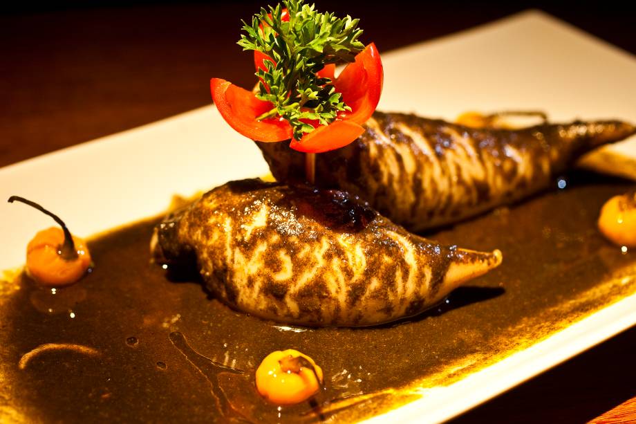 Lula em sua tinta, do bar Donostia, em São Paulo Lula em sua tinta, do bar Donostia, em São Paulo