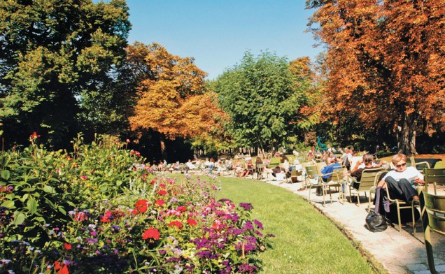 Vida feliz no Jardim de Luxemburgo
