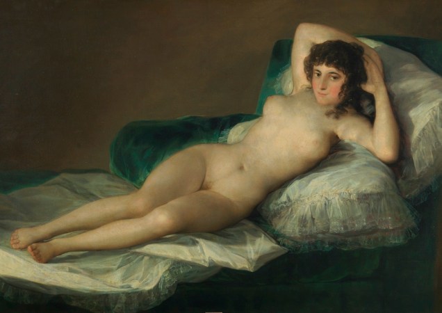 Maja Desnuda, de Goya, exposto no Museu do Prado