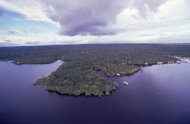 Arquipélago de Anavilhanas, em Manaus (AM)