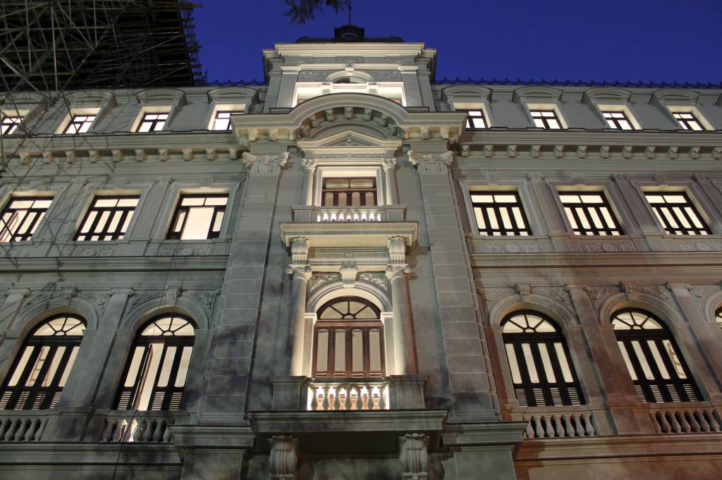 Entrada do Museu de Arte do Rio, na zona portuária da cidade