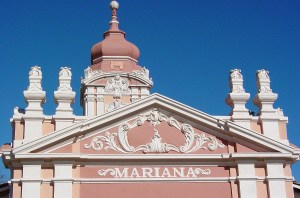 Fachada de uma das construções históricas de Mariana (MG)
