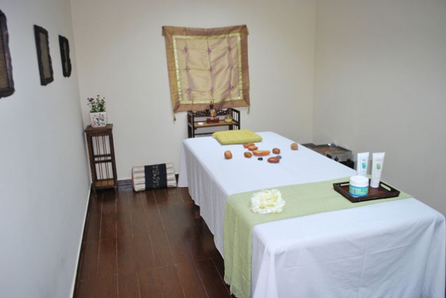 Sala de massagem do Martan Spa & Hotel, Belém, Pará