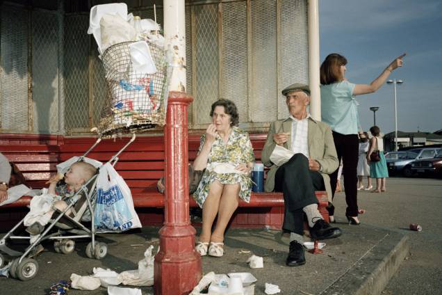 Brighton, Inglaterra, do livro <em>The Last Resort (</em>1983-1985), de Martin Parr para o "Paraty em Foco"
