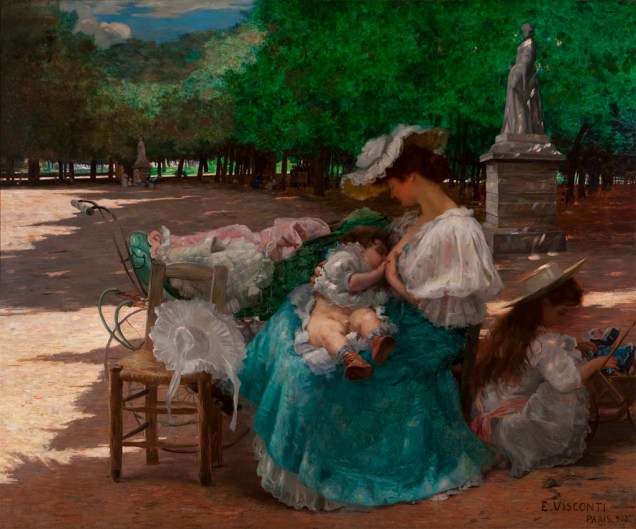 Maternidade (1906), obra do artista italiano Eliseu Visconti 