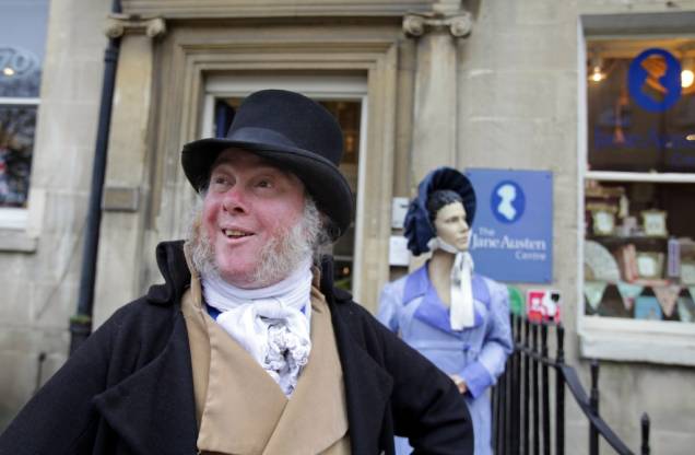 Jane Austen Centre, em Bath, relembra a grande autora de clássicos como <em>Orgulho e Preconceito</em>