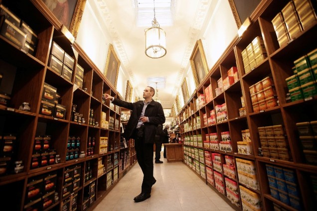 Loja de chá da marca Twinings, uma das mais tradicionais do Reino Unido Loja de chá da marca Twinings, uma das mais tradicionais do Reino Unido