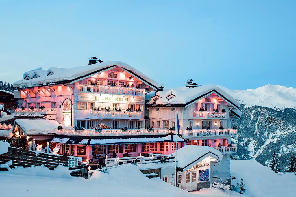 Resort de esqui de Courchevel, na França