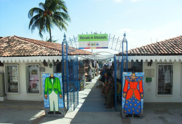 Mercado de Artesanato do Alto da Sé, em Olinda, Pernambuco