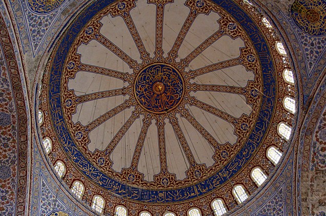 Teto da Mesquita Azul