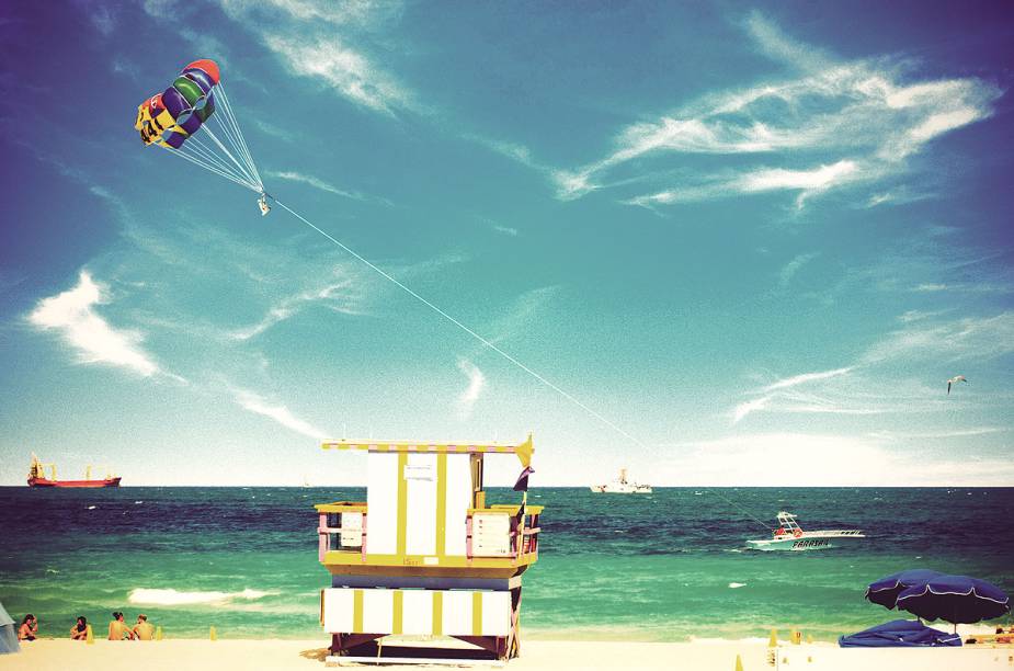 No fim do ano, a temperatura de Miami é mais amena - perfeita para quem não quer ficar ensopado de suor No fim do ano, a temperatura de Miami é mais amena - perfeita para quem não quer ficar ensopado de suor