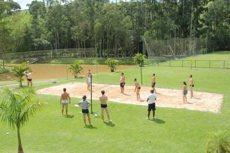 Quadras desportivas do resort