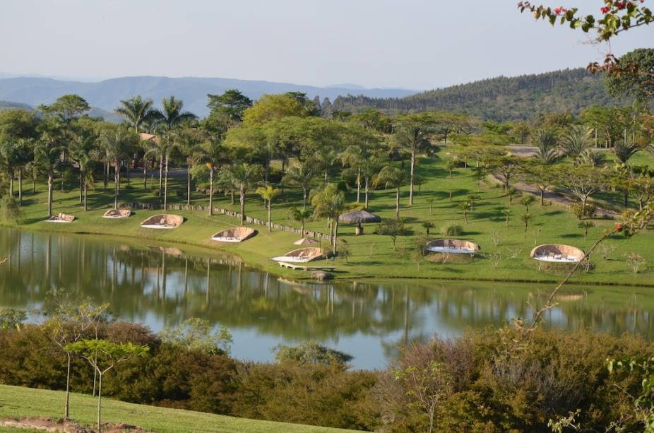 Minipraias do  Lake Villas Charm Hotel, em Amparo - SP