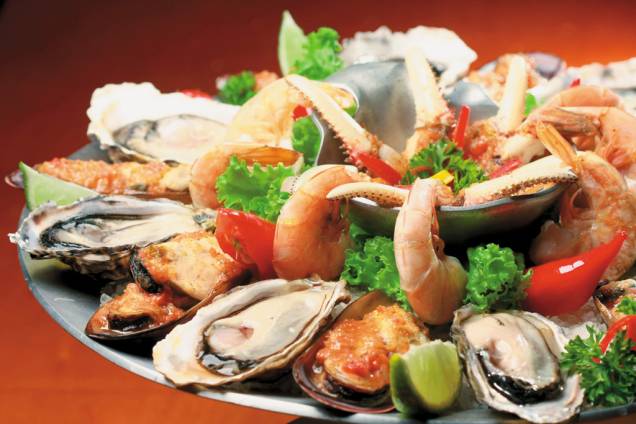 Porção de ostras, mariscos e camarões, do Box 32, no Mercado Municipal de Florianópolis (SC), finalista na categoria Melhor Cidade no <strong>Prêmio VT 2012/2013</strong> Porção de ostras, mariscos e camarões, do Box 32, no Mercado Municipal de Florianópolis (SC), finalista na categoria Melhor Cidade no <strong>Prêmio VT 2012/2013</strong>