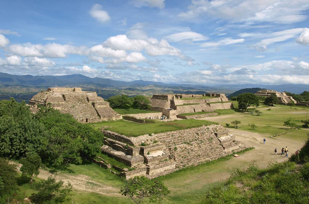 Ruínas de Monte Alban, em Oaxaca, México