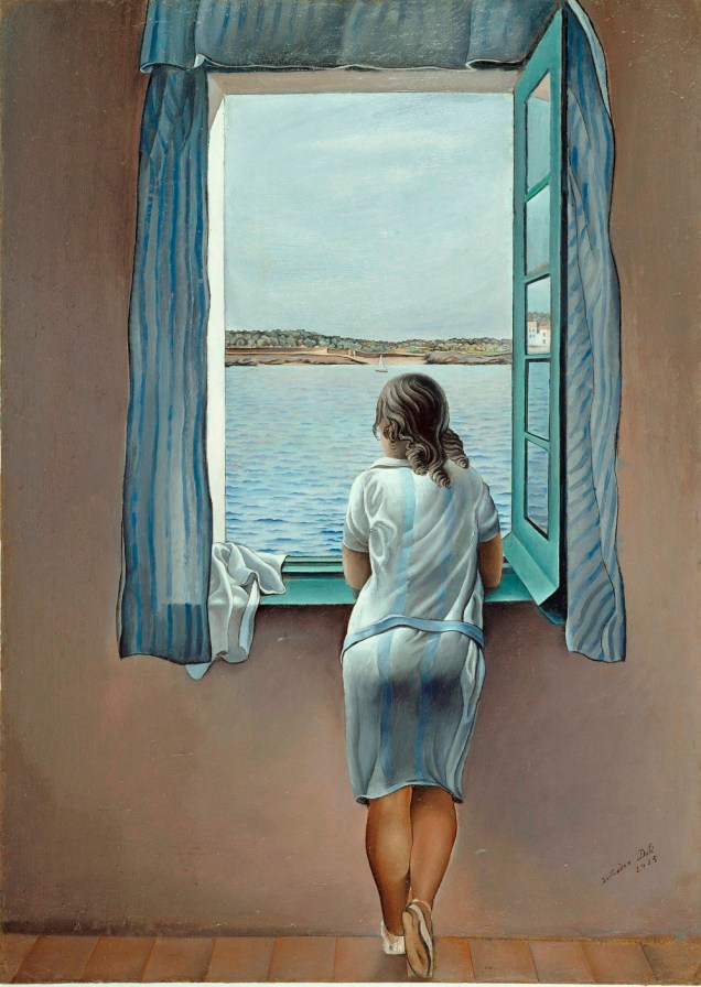 <em>Muchacha en la ventana (</em>detalhe<em>)</em>, de Salvador Dalí, Museu Reina Sofia