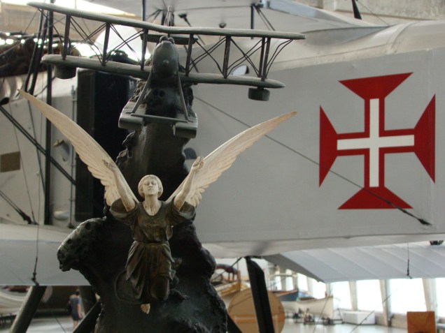 Uma das maiores atrações do Museu da Marinha são o barcos e hidroaviões em exposição