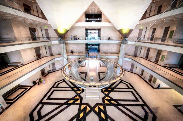 Interior do Museu de Arte Islâmica, em Doha