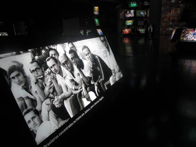 Imagens da Copa de 1970, no México, dentro do Museu do Futebol Imagens da Copa de 1970, no México, dentro do Museu do Futebol