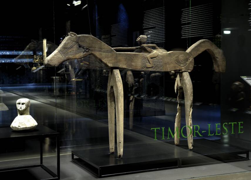 O Museu do Oriente possui bela curadoria, resgatando um pouco da história dos lusitanos na Ásia O Museu do Oriente possui bela curadoria, resgatando um pouco da história dos lusitanos na Ásia