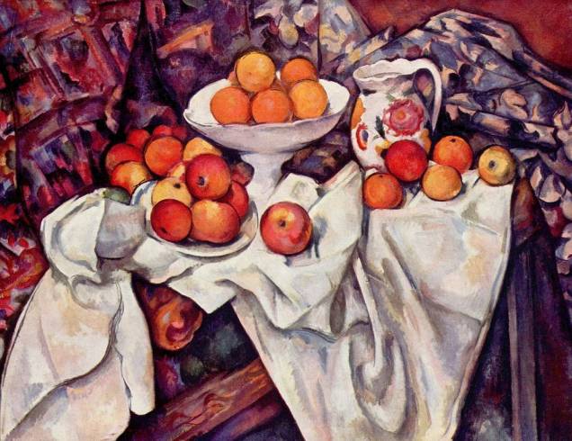 Natureza morta com maçãs e laranjas, de Paul Cézanne, no Museu dOrsay Natureza morta com maçãs e laranjas, de Paul Cézanne, no Museu dOrsay