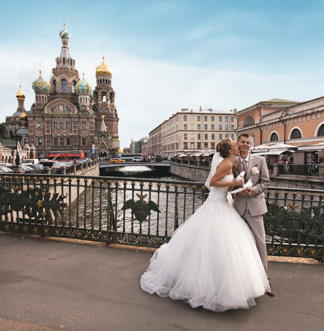 Love is in the air em São Petersburgo, na Rússia