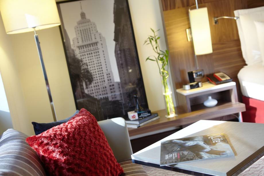 Apartamento da categoria Deluxe no Renaissance São Paulo Hotel, após reforma Apartamento da categoria Deluxe no Renaissance São Paulo Hotel, após reforma